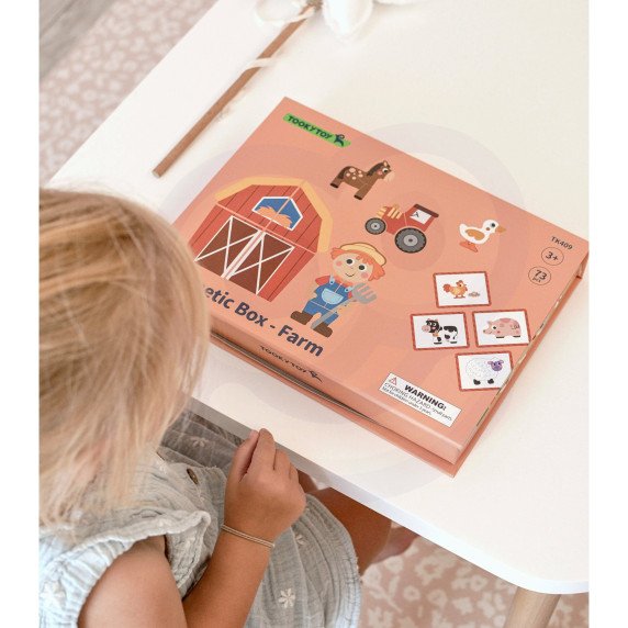 TOOKY TOY Magnetinis ūkio puzzle.