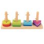 TOOKY TOY Formų rikiavimo žaislas su įvairiais Montessori blokais