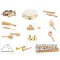 VIGA Medinis muzikos lenta rinkinys iš 12 perkusijos instrumentų