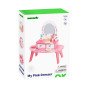 TOOKY TOY Rožinis medinis makiažo staliukas su veidrodžiu