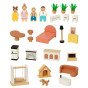 TOOKY TOY Medinis lėlių namas 25 detalių
