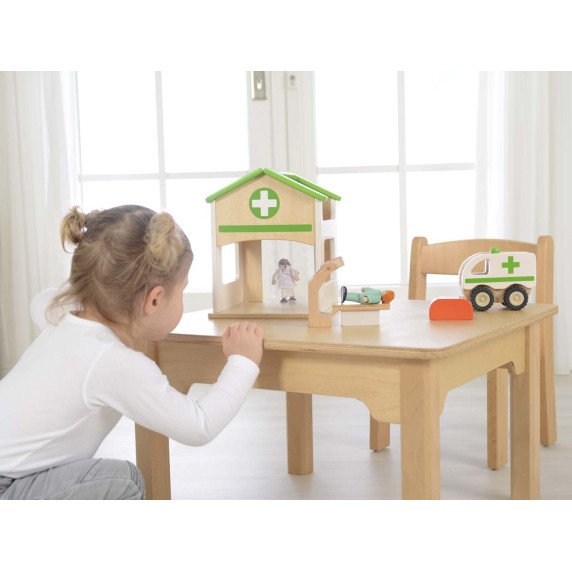 MASTERKIDZ Mini Ligoninės Medinis Modelis Rinkinys