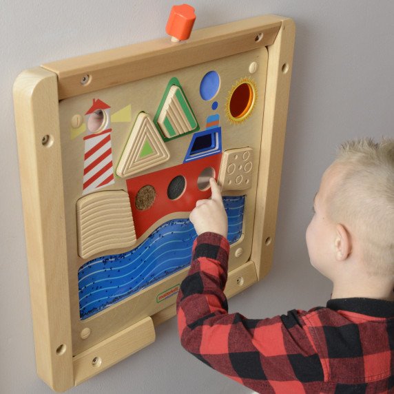 MASTERKIDZ Montessori vandenyno buriavimo pojūčių lenta