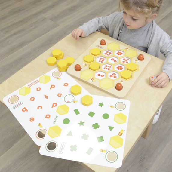 MASTERKIDZ Montessori Bitės ir Bičių Švietimo Lentos Atminties Mokymosi Žaidimas