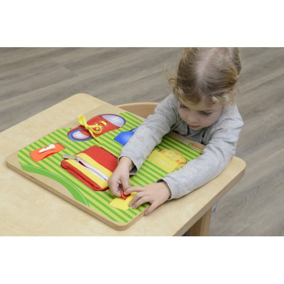 MASTERKIDZ Edukacinė lentelė įgūdžių mokymui Montessori drabužiai