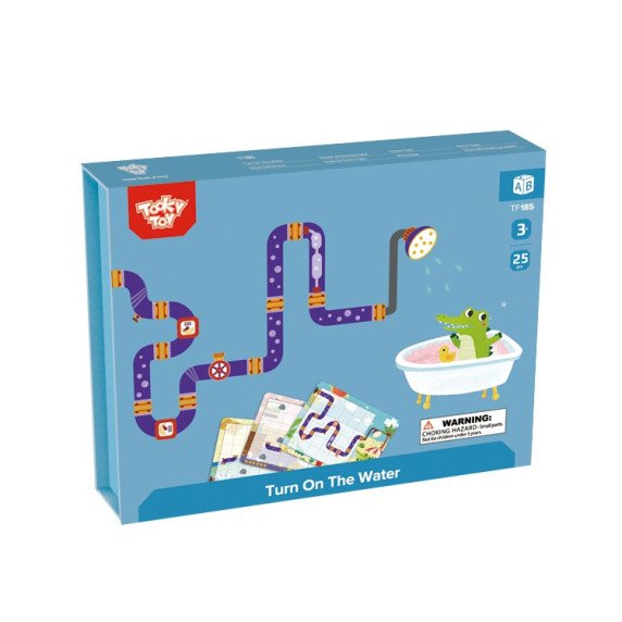TOOKY TOY Logikos žaidimas Magnetinė lentos galvosūkis vaikams 40 vnt.