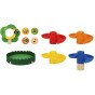 Tooky Toy Medinis kamuolių takelis su gyvūnais Spiralinis kamuolių takelis + 4 kamuoliai