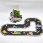 TOOKY TOY automobilių kelio galaktikos galvosūkiai + transporto priemonės automobiliai kelio ženklai