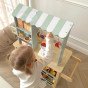 TOOKY TOY Produktų parduotuvės stalas Iš medžio Orkaitė Svarstyklių Kortelių skaitytuvas