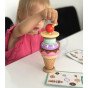 TOOKY TOY Medinis ledų slidinėjimas - konditerėlis vaikams 12 vnt.