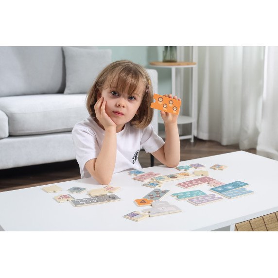 VIGA PolarB Mediniai Montessori skaitmeniniai galvosūkiai