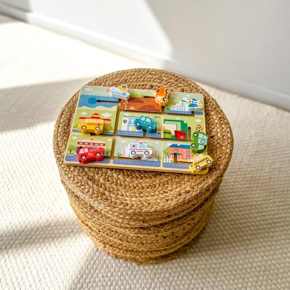 TOOKY TOY Medinis Lankstumo mašinos galvosūkis