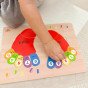 TOOKY TOY Edukacinė medinė kojų galvosilaužo mokymasis skaičiuojant ir spalvomis