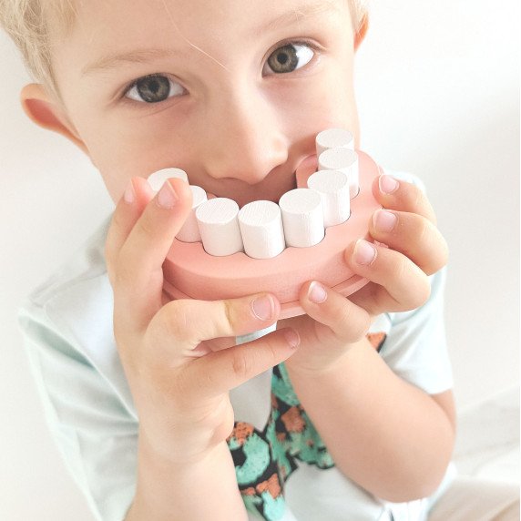 TOOKY TOY Mažas Dantų Gydytojo Rinkinys Gydytojo Lagaminas 19 vnt FSC