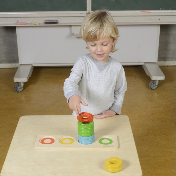 MASTERKIDZ Montessori spalvų ir dydžių mokymosi žaidimas