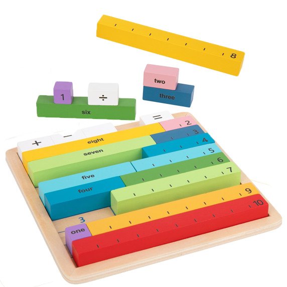 TOOKY TOY Medinis Skaičiuoklių lenta, skaičiavimo skaičiavimas