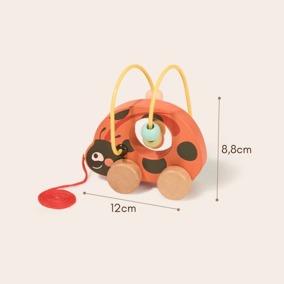 TOOKY TOY „Mergaitės vaikštantis paukštėlis“ 3 į 1 vystymosi žaidimų rinkinys