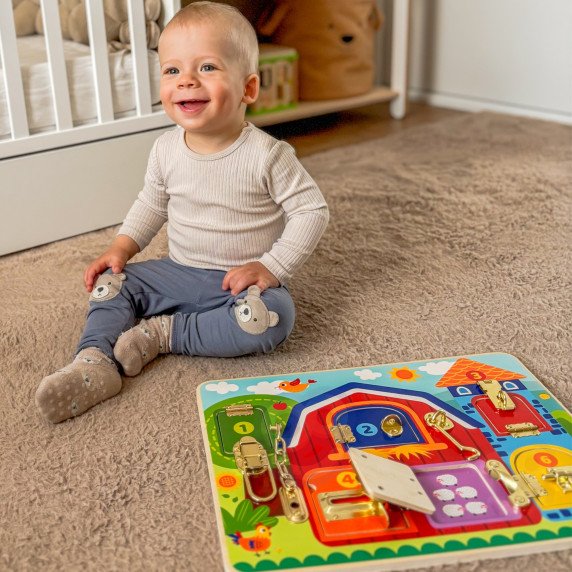 TOOKY TOY Manipuliacinis lentos pilys nuotraukos Ūkininkavimas