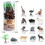 WOOPIE Laukinių gyvūnų figūrėlių rinkinys 15 vnt - versija 1