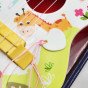 WOOPIE akustinė gitara vaikams Raudona 43 cm