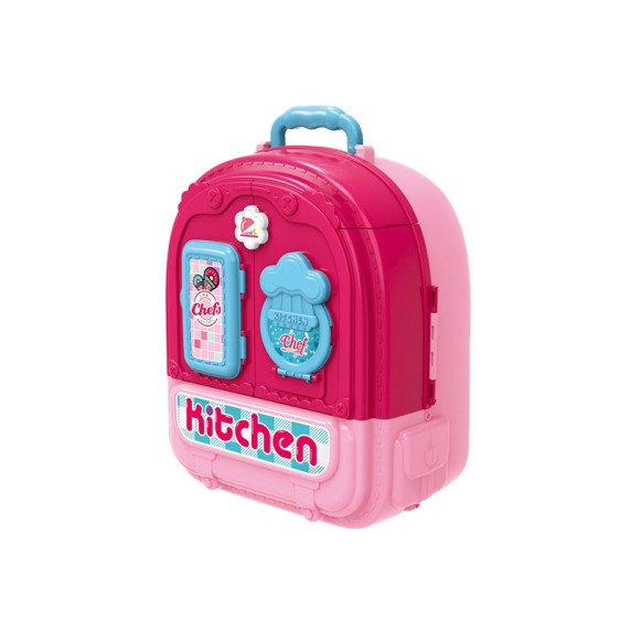 WOOPIE 3-in-1 Lėlių namai Nešiojama virtuvė kuprine