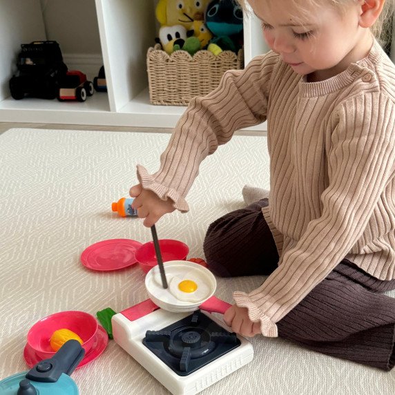 WOOPIE virtuvės komplektas Virėjo asistentas Dujinė viryklė Puodas Keptuvė Arbatai katilas Priedai