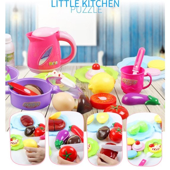 WOOPIE Kitchen MANO MAŽYNA VIRTUVĖ LIEČIAMASIS skydelis su garsu Vandens cirkuliacija Rožinė