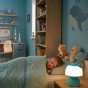 WOOPIE Daugiafunkcinė RGB lempa „Bluetooth“ garsiakalbis „Karaoke“ balsų moduliatorius SD kortelė AUX Turkio spalva