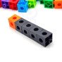 WOOPIE Matematikos galvosūkis Žaidimas Statybiniai Blokai + Raštai 148 vnt.