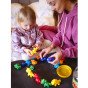 WOOPIE Montessori mokymasis skaičiais spalvomis rinkinys vieta sujungti 