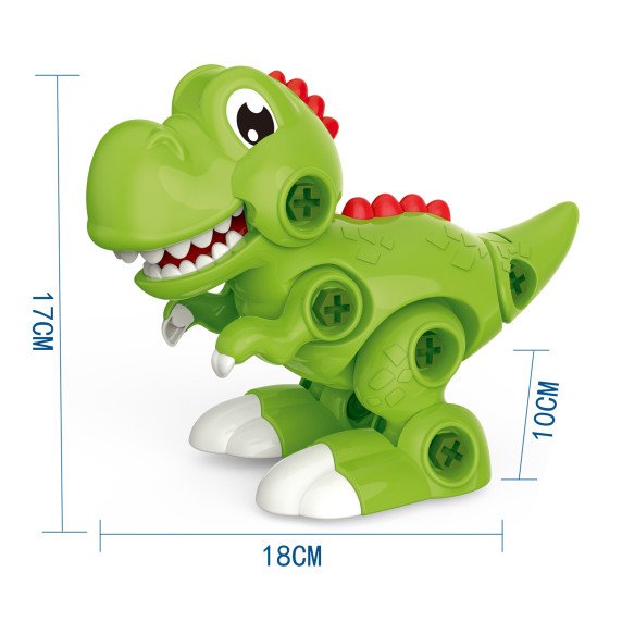 WOOPIE Dinozaurų surinkimo rinkinys su suktuvu + suktuvas