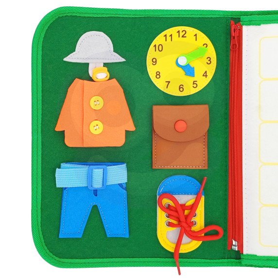 WOOPIE Montessori Edukacinis Kubas Knyga - Kalėdinė Leidimas