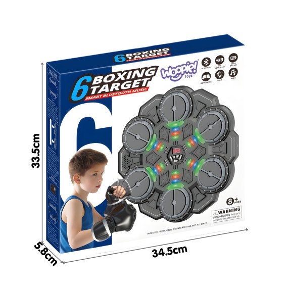 WOOPIE išmanus bokso skydas Bluetooth refleksinis treniravimas