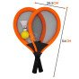 WOOPIE didelės teniso badmintono raketės vaikams rinkinys + plunksnalys