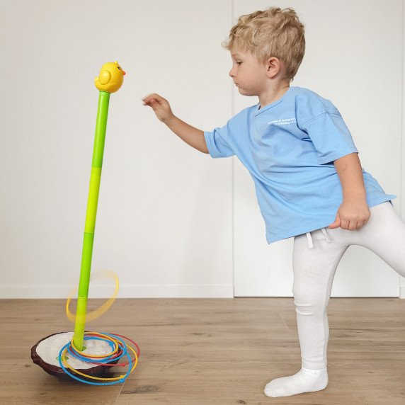 WOOPIE Įgūdžių žaidimas Serso šokinėjantis paukštis XXL iki 90 cm