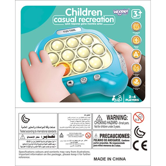 WOOPIE POP IT Elektrinis anti-streso arkadinis žaidimas