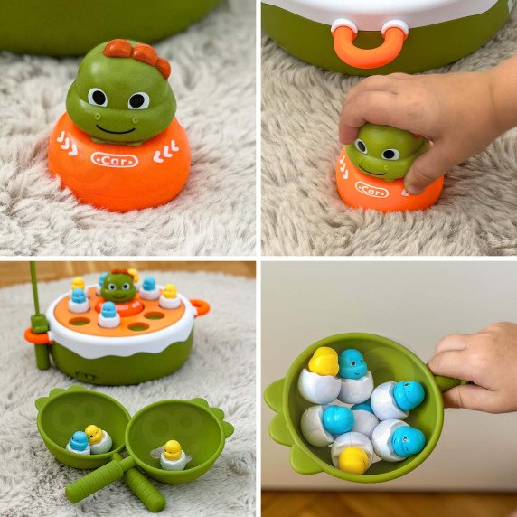 WOOPIE Dinozauras Pagavimo 4-in-1 Arkadinė Žaidimo Katapultas
