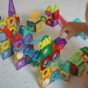 WOOPIE Magnetiniai statybiniai blokai 3D mokomas rinkinys kamuolių trasei 170 vnt.