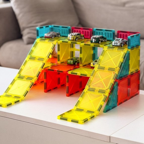 WOOPIE Magnetinės Statybinės Dėžės 7.5 cm Stovėjimas 112 vnt