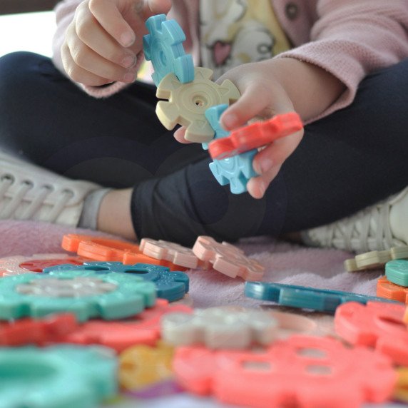 WOOPIE statybiniai blokai Vafliai Šernai 120 vnt.