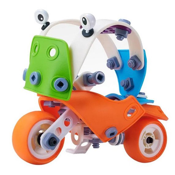 WOOPIE 5-in-1 STEM statybos blokai Transporto rinkinys