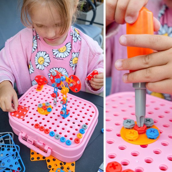 WOOPIE 3D Vištinis sukimo ir atsukimo blokai