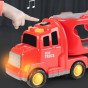 WOOPIE kelio vilkikas su 5 automobilių rinkinys - Gaisrinė.
