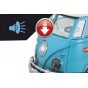 WOOPIE Klasikinis Bangų Autobusas su Šviesomis ir Garsu Modelis 1:14