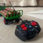 WOOPIE RC Traktorius su priekaba - mastelis 1:24