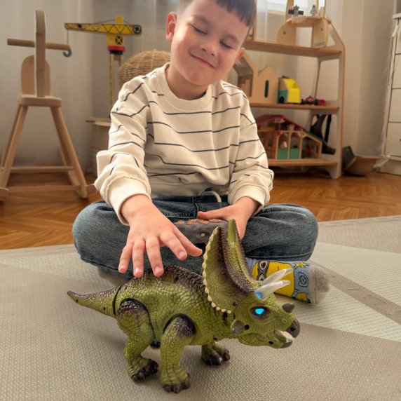 WOOPIE Nuotoliniu būdu valdomas RC dinozauras robotas Triceratops