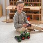 WOOPIE Nuotoliniu būdu valdomas žemės ūkio derliaus nuimtuvas 1:24 su garsu, šviesa ir dūmu efektais.