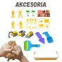 WOOPIE Kinetic Smėlis 1 kg Smėlio dėžės statybos rinkinys lagamine
