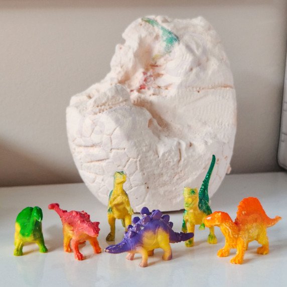 WOOPIE Dinozaurų Kiaušinių Iškasimo Archeologo Rinkinys, skirtas iškasti 12 dinozaurų