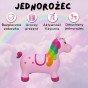 WOOPIE Rožinis Vienaragis Megztinis + Pompa